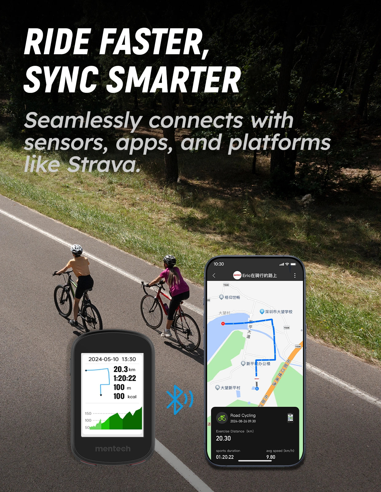 Mentech Avant 700 Bike Computer